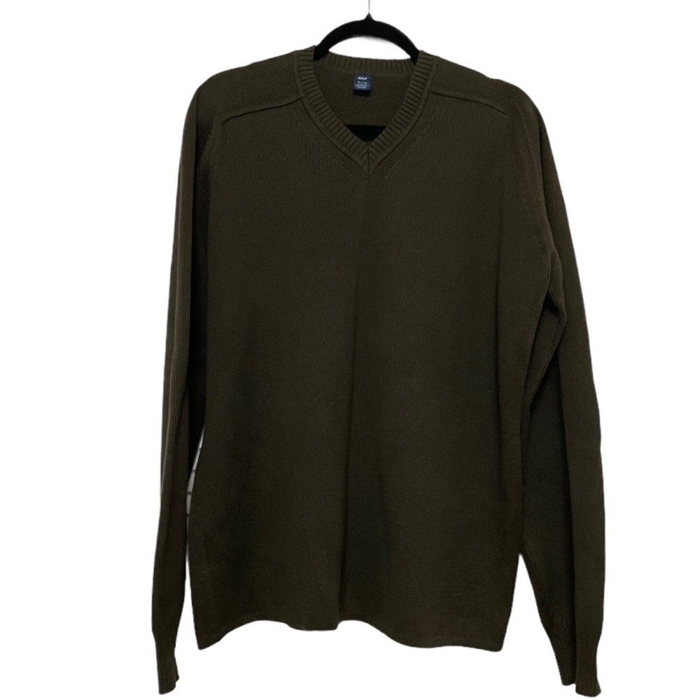 GAP men’s dark green knitted sweater XL